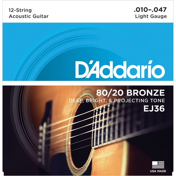 Струны для акустической гитары D'Addario