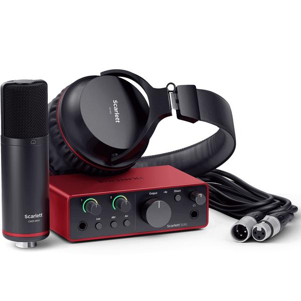 Комплект для домашней студии с микрофоном Focusrite