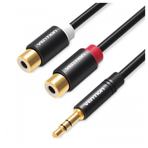 Кабель miniJack-2RCA Vention