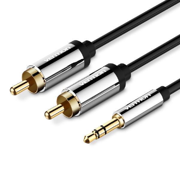 Кабель miniJack-2RCA Vention